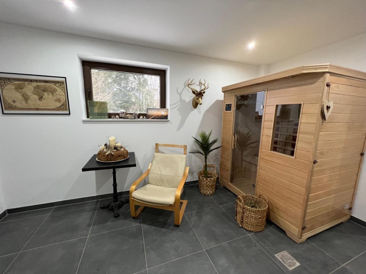 Wellness Am Morgengau Mit Whirlpool Und Sauna Rotterode Luaran gambar